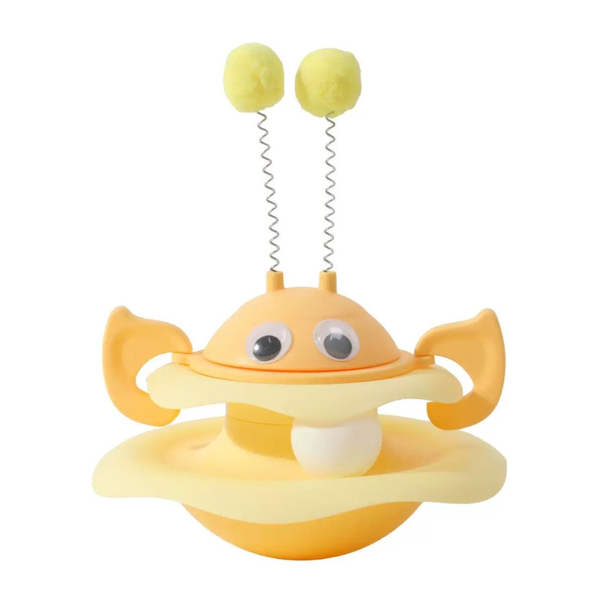 100 Cute Bee Tumbler Turntable Cat Toy