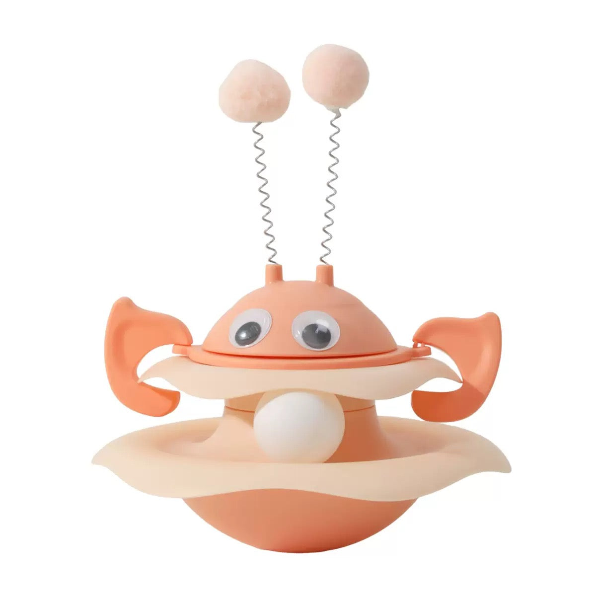 100 Cute Bee Tumbler Turntable Cat Toy