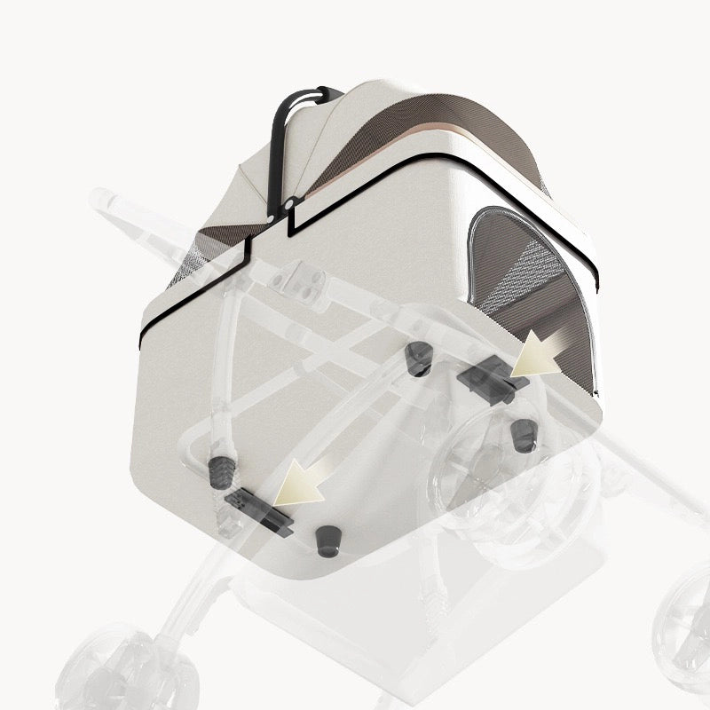 #091209 Detachable Pet Stroller